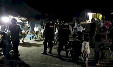 Rawan-terpapar-covid-19,-Unit-1-Dalmas-Sabhara-Polres-Kupang-tetap-laksanakan-patroli-dialogis