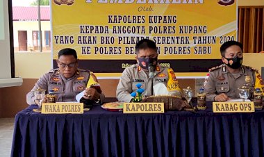 Kapolres-Kupang,-Berikan-Pembekalan-Kepada-Personil-Pengamanan-Pil