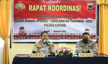 Kapolres-Kupang-Pimpin-Rakor-Operasi-Keselamatan-Turangga-2022