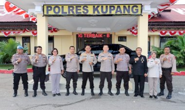 Dalam-Rangka-Pemilu-2024,-Tim-Puslitbang-Polri-Datangi-Polres-Kupang.