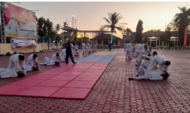 63-Personil-Polres-Kupang,-Mengikuti-Ujian-Bela-Diri-Polri