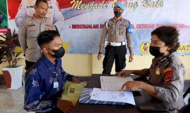 Penerimaan-Pendaftaran-Tamtama-Polri-di-Polres-Kupang-Memasuki-Hari-Ketiga
