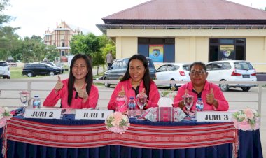 Aroma-Nasi-Uduk-Menyengat-Rasa,-Ibu-Ibu-Bhayangkari-Cabang-Kupang-Kabupaten-Gelar-Lomba-Masak-dan-Line-Dance
