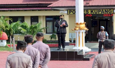 Peringati-Hari-Sumpah-Pemuda-ke-94,-Polres-Kupang-Gelar-Upacara-dengan-Penuh-Khidmat