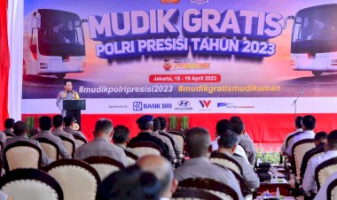 Kurangi-Beban-Jalan-Tol-dan-Arteri,-Kapolri-Lepas-434-Bus-Mudik-Gratis-Polri-Presisi