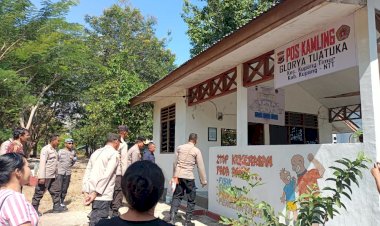 Pos-Kamling-Glorya-Tuatuka-Siap-Digunakan,-Kapolres--Kupang-Apresiasi-Lurah-Hingga-Masyarakat-Setempat