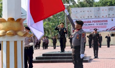 Gelar-Upacara-Peringati-Hari-Pahlawan-ke-78,-Kapolres-Kupang-Angkat-Tema-Hari-Pahlawan-Menjawab--Ancaman-Penjajahan-Modern