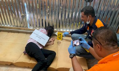 Polres-Kupang-Gelar-Rekonstruksi-Kasus-Aniaya-Kekasih-Hingga-Tewas-di-Kabupaten-Kupang