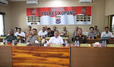 Dihadiri-Bupati-Korinus-Masneno,--Polres-Kupang-Gelar-Rakor-Lintas-Sektoral-Bersama-Instansi-Terkait