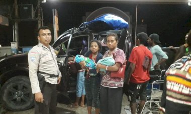Gerak-Cepat-Aipda-Gereth-Lerrik-Bantu-Evakuasi-Ibu-Melahirkan-Bayi-Kembar-Yang-Alami-Pendarahan