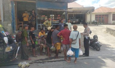 Tekan-Angka-Kecelakaan-dijalan-Raya-Satlantas-Polres-Kupang-Lakukan-Binluh-Pada-Tukang-Ojek