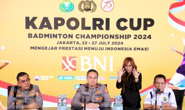 Polri-Gelar-Kejuaraan-Badminton-Kapolri-Cup-2024,-Upaya-Asah-Bibit-Muda