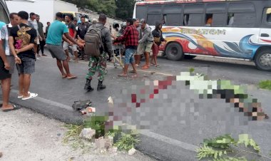 Tabrakan-Maut-di-Jalan-Timor-Raya-Naibonat,-Seorang-Pemotor-dan-Penumpangnya-Meninggal-Dunia
