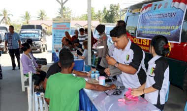 Jelang-HUT-ke-69,-Satlantas-Polres-Kupang-Gelar-Bakti-Kesehatan
