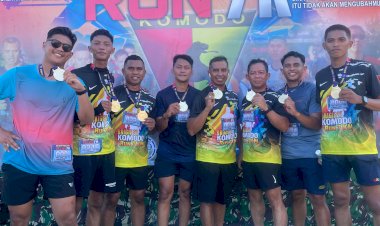 Polres-Kupang-Ikut-Meriahkan-Komodo-Run-7K-yang-Digelar-Brigif-21-Komodo