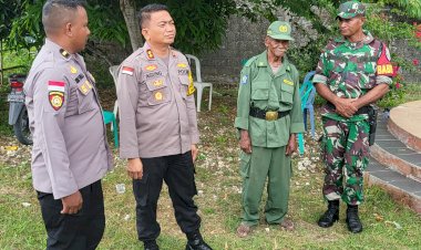 Kapolres-Kupang-Tinjau-Rapat-Pleno-PPK-Kecamatan-Amarasi-Selatan,-Pastikan-Keamanan-Terjaga