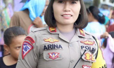 Satlantas-Polres-Kupang-Imbau-Warga-Berhati-hati-di-Lokasi-Tanah-Longsor-Jalan-Timor-Raya