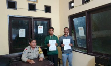 Polsek-AOT-Fasilitasi-Perdamaian-Dua-Warga-yang-Berselisih-Paham-Hingga-Berujung-Penganiayaan