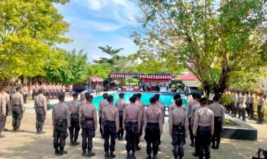 Tanamkan-Karakter-Bhayangkara-Sejati,-139-Baja-Dilakukan-Pembaretan