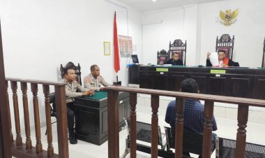 Sat-Samapta-Polres-Kupang-Gelar-Sidang-Tipiring-Kasus-Pengrusakan-Ringan-di-PN-Oelamasi