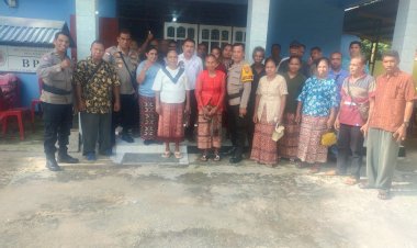 Polres-Kupang-Amankan-Pelantikan-Pj.-Kepala-Desa-Toobaun,-Kecamatan-Amarasi-Barat
