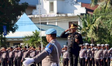 Pimpin-Upacara-Hari-Lahir-Pancasila,-Kapolres-Kupang-:-Pancasila-Adalah-Jiwa-Bangsa