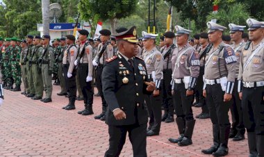 Semarak-Hari-Bhayangkara-ke-79-di-Polres-Kupang:-Upacara,-Atraksi,-dan-Pemusnahan-Miras-hingga-Senjata-Rakitan