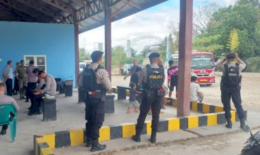 Patroli-sambil-edukasi:-Polres-Kupang-antisipasi-TPPO-di-Terminal-Noelbaki