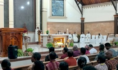 POLRES-KUPANG-SUKSES-AMANKAN-PERAYAAN-HARI-PANGAN-SEDUNIA-DI-GEREJA-KATOLIK-ST.-SIMON-PETRUS-TARUS