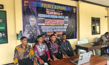 Polres-Kupang-Gelar-Pengambilan-Sumpah-dan-Penandatanganan-Pakta-Integritas-Peserta-Penerimaan-Bintara-Brimob-TA-2026