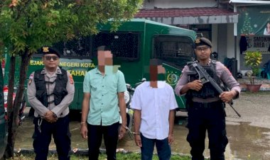 Tegakkan-Keamanan-Peradilan,-Sat-Samapta-Polres-Kupang-Kawal-Sidang-di-PN-Oelamasi