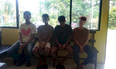 Empat-Pemuda-Pemblokir-Jalan-di-Fatuleu-Diamankan-Polisi,-Video-Sempat-Viral-di-Media-Sosial