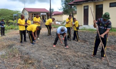 Polres-Kupang-Laksanakan-Penanaman-Jagung-Pulut-di-Lahan-Eco-Wisata-Tantya-Sudirajati