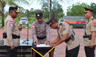 Rotasi-Jabatan-di-Polres-Kupang,-Wakapolres,-Kasat-Binmas-dan-Kapolsek-Sulamu-Resmi-Berganti
