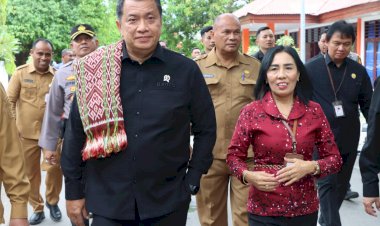 Polres-Kupang-Amankan-Kunjungan-WamenPAN-RB-Tinjau-Program-Prioritas-Presiden-di-SRMP-19-Kupang