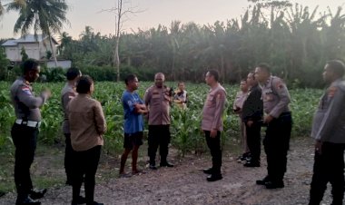 Tim-Puslitbang-Mabes-Polri-Cek-Lahan-Ketahanan-Pangan-Binaan-Polres-Kupang-di-Babau