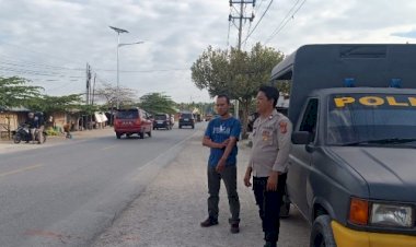 Sejak-Dicanangkan-Kampung-Bebas-Narkoba,-SPKT-Polsek-Kupang-Timur-Rutin-Gelar-Patroli-di-Tuatuka