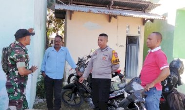 Bhabinkamtibmas-Polsek-Kupang-Timur-Bersama-Babinsa-Ajak-Warga-Jaga-Kamtibmas-dan-Dukung-Ketahanan-Pangan