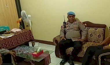 Cek-Kesiapsiagaan-Personel,-Kasiwas-Polres-Kupang-Pimpin-Pengawasan-di-Polsek-Amarasi