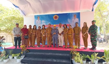 Polsek-Kupang-Barat-Amankan-Peletakan-Batu-Pertama-Pembangunan-Kantor-Camat,-Wujudkan-Kegiatan-Berjalan-Aman-dan-Lancar