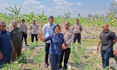 Wakil-Ketua-II-DPRD-Kabupaten-Kupang-Apresiasi-Inovasi-Pertanian-Terpadu-Kapolres-Kupang