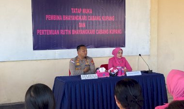 Tatap-Muka-Perdana,-Bhayangkari-Cabang-Kupang-Ditekankan-Jaga-Nama-Baik-Institusi-dan-Hindari-Gaya-Hidup-Hedonisme