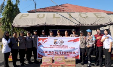 Sambut-HUT-Polwan-ke-78,-Polwan-Polres-Kupang-Galang-Bantuan-untuk-Korban-Flores-dan-Anjangsana-ke-Purnawirawan