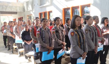 Sangat-Memukau,-Paduan-Suara-Oikumene-Polres-Kupang-Isi-Perayaan-Ekaristi-di-Stasi-Bakait