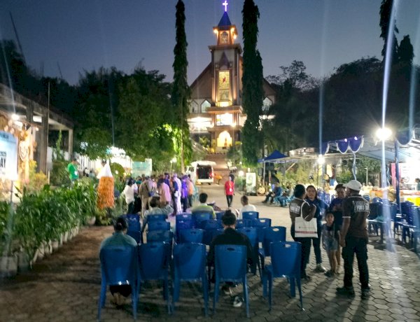 Polres Kupang Amankan Kegiatan Peringatan Hari Pangan Sedunia di Paroki St. Simon Petrus Tarus