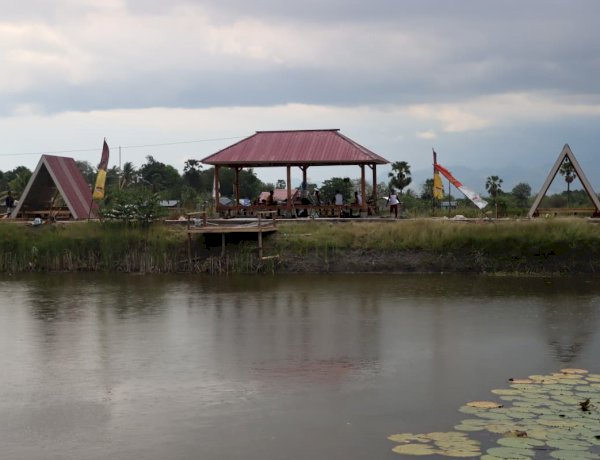 Luar Biasa ! Kapolres Kupang Sulap Lahan Tidur Bangun Eco Wisata Baru di Mako Polres Kupang