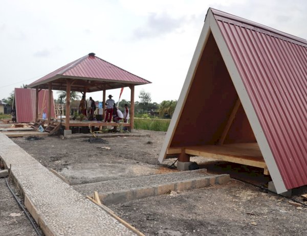 Wujud Nyata Kerjasama Kapolres dan Anggotanya Bangun Eko Wisata, Sulap Lahan Tidur Jadi Lahan Produktif