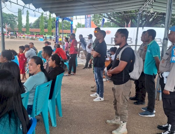 Turnamen Sepak Bola Bupati Kupang Cup 2025 Masuki Babak Semifinal, Polres Kupang Pastikan Situasi Aman dan Kondusif