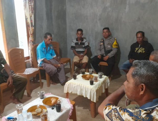 Gelar Problem Solving, Bhabinkamtibmas Polsek Kupang Tengah Sambangi Warga Baumata Utara