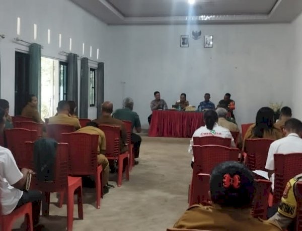Polsek Kupang Tengah Hadiri dan Amankan Rakor Tingkat Kecamatan Taebenu Januari 2025